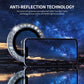 Frendorf | Für iPhone 16 Pro / 16 Pro Max ENKAY AR Anti-Reflexions Einzigartiger Diamantring Kameraobjektivglas Vollständige Folie (Meerblau)