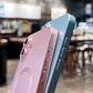 Frendorf | Für iPhone 15 Pro Metallic Paint Magsafe Flüssig TPU Handyhülle (Grau)