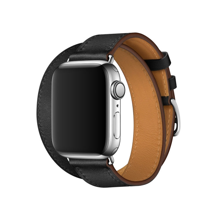 Frendorf | Für Apple Watch 3 / 2 / 1 Generation 42mm Universelles Leder Doppel-Loop Armband (rot)