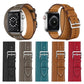 Frendorf | Für Apple Watch 3 / 2 / 1 Generation 42mm Universelles Leder Doppel-Loop Armband (rot)