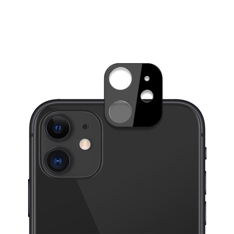 Frendorf | Für iPhone 11 2 Stück mocolo 0,15 mm 9H 2,5D Runde Kante Rückkameraobjektiv Gehärtetes Glas Film (Schwarz)