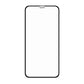 Frendorf | Für iPhone 11 Pro Max Hat-Prince 2 in 1 Vollkleber 0.26mm 9H 2.5D gehärtetes Glas Vollsichtschutz + 0.2mm 9H 2.15D abgerundete Kante Rückkamera Linse gehärtete Glasfolie