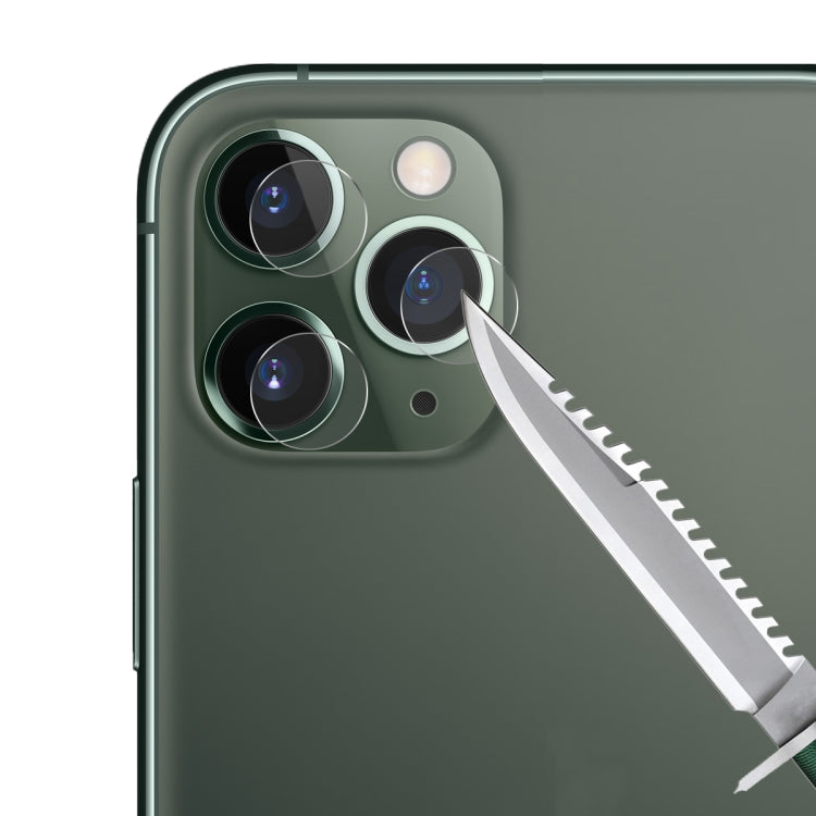 Frendorf | Für iPhone 11 Pro Max Hat-Prince 2 in 1 Vollkleber 0.26mm 9H 2.5D gehärtetes Glas Vollsichtschutz + 0.2mm 9H 2.15D abgerundete Kante Rückkamera Linse gehärtete Glasfolie