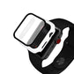 Frendorf | ENKAY Hat-prince Vollschutz PC-Hülle + Gehärteter Glas Schutz für Apple Watch Series 5 / 4 44mm (Weiß)