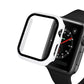 Frendorf | ENKAY Hat-prince Vollschutz PC-Hülle + Gehärteter Glas Schutz für Apple Watch Series 5 / 4 44mm (Weiß)
