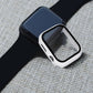 Frendorf | ENKAY Hat-prince Vollschutz PC-Hülle + Gehärteter Glas Schutz für Apple Watch Series 5 / 4 44mm (Weiß)