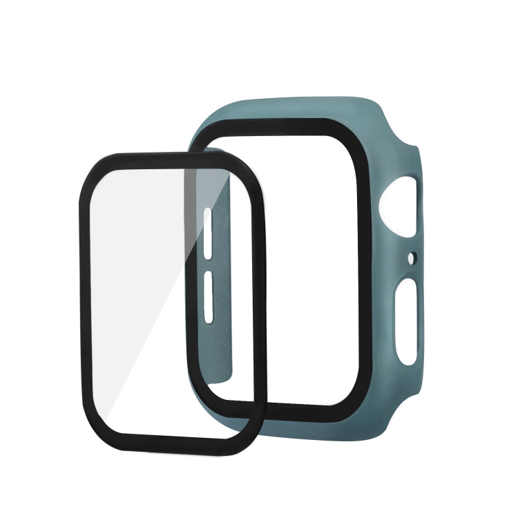 Frendorf | ENKAY Hat-prince Vollschutz PC-Hülle + Gehärteter Glas Schutz für Apple Watch Series 5 / 4 40mm (Grün)
