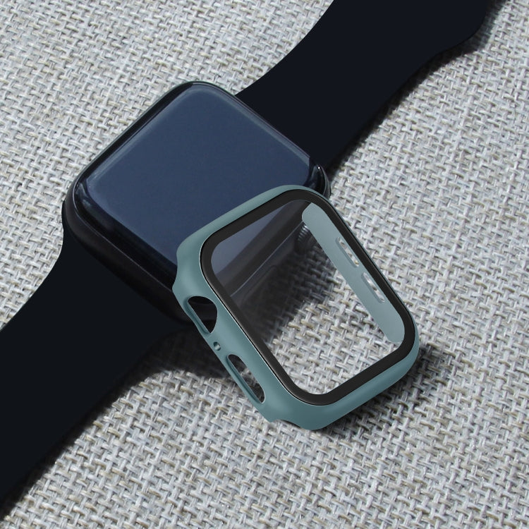 Frendorf | ENKAY Hat-prince Vollschutz PC-Hülle + Gehärteter Glas Schutz für Apple Watch Series 5 / 4 40mm (Grün)