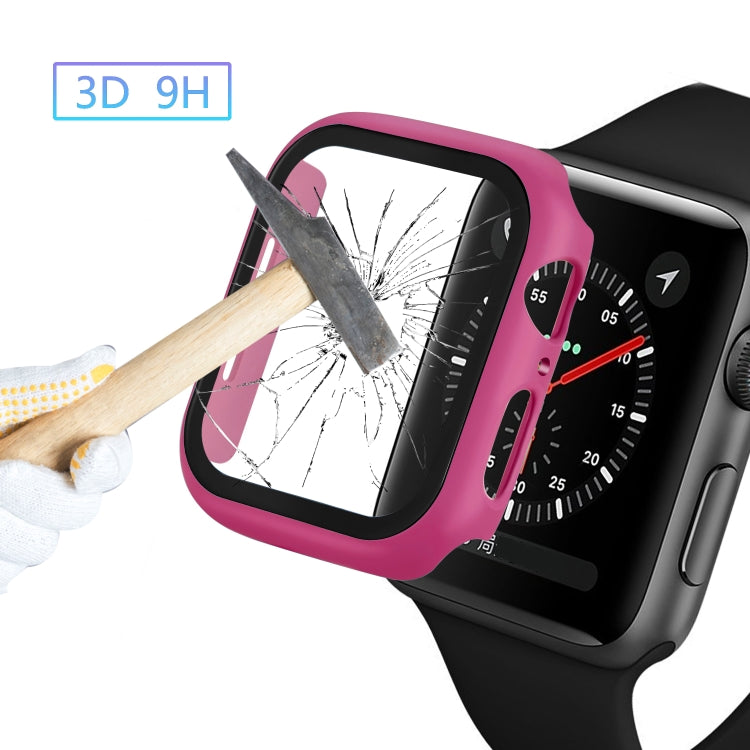 Frendorf | ENKAY Hat-Prince Vollschutz-PC-Hülle + Gehärteter Glasschutz für Apple Watch Series 5 / 4 40mm (Rose)