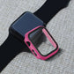 Frendorf | ENKAY Hat-Prince Vollschutz-PC-Hülle + Gehärteter Glasschutz für Apple Watch Series 5 / 4 40mm (Rose)
