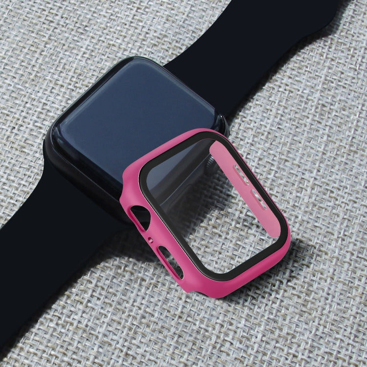 Frendorf | ENKAY Hat-Prince Vollschutz-PC-Hülle + Gehärteter Glasschutz für Apple Watch Series 5 / 4 40mm (Rose)
