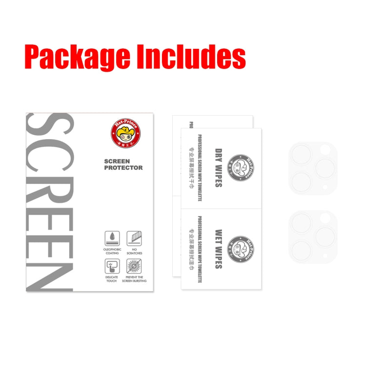 Frendorf | 2 PCS ENKAY Hat-Prince 9H Rückkamera-Objektiv Tempered Glass Film Vollständiger Schutz für iPhone 11 Pro / 11 Pro Max