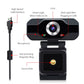 Frendorf | HD 1080P Webcam Mit integriertem Mikrofon Smarte Webcam USB Streaming Schönheit Live Kamera für Computer Android TV