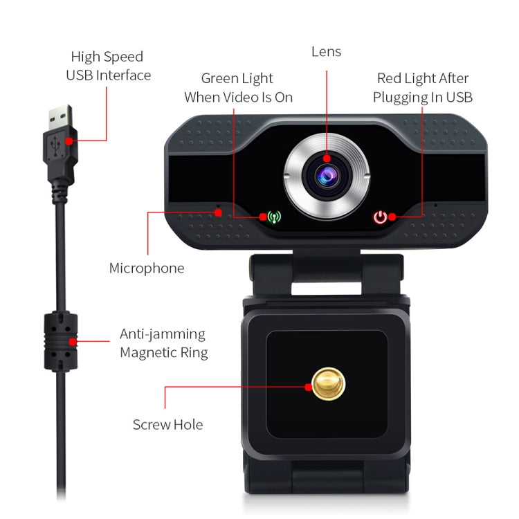 Frendorf | HD 1080P Webcam Mit integriertem Mikrofon Smarte Webcam USB Streaming Schönheit Live Kamera für Computer Android TV