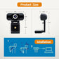 Frendorf | HD 1080P Webcam Mit integriertem Mikrofon Smarte Webcam USB Streaming Schönheit Live Kamera für Computer Android TV