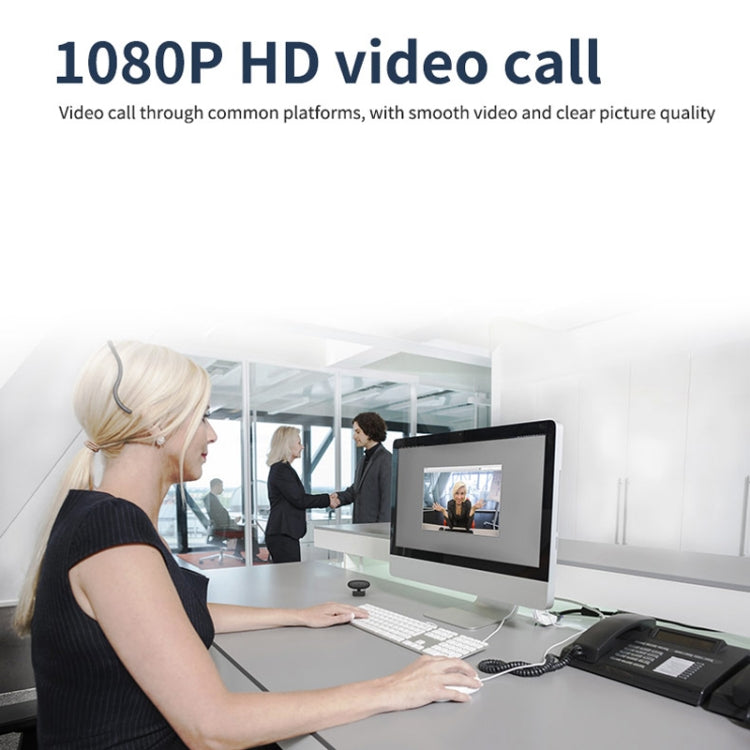 Frendorf | Full HD 1080P Webcam mit integriertem Mikrofon Smarte Webcam USB Streaming Live Kamera mit Geräuschunterdrückung