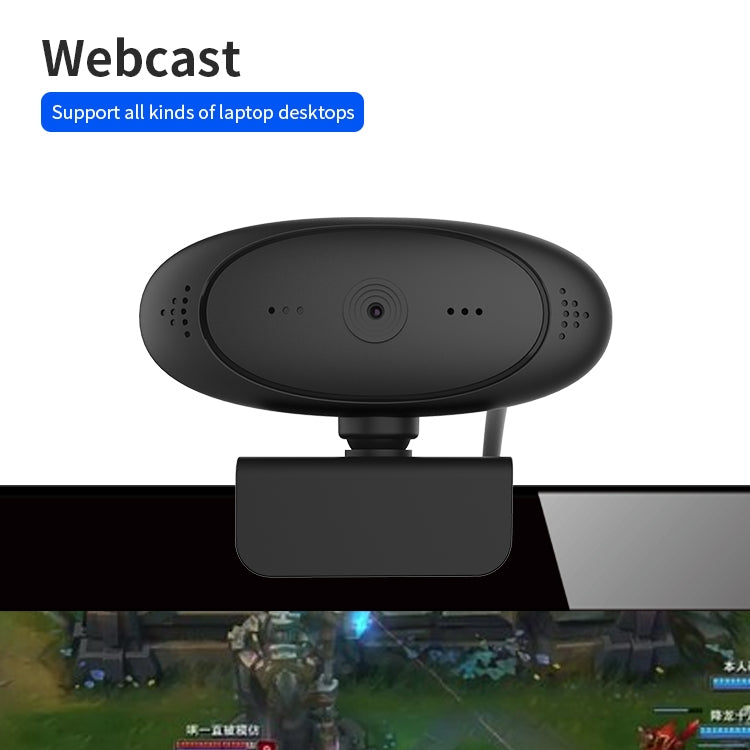 Frendorf | Full HD 1080P Webcam mit integriertem Mikrofon Smarte Webcam USB Streaming Live Kamera mit Geräuschunterdrückung