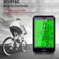 Frendorf | SUNDING SD-576C Fahrrad LCD Hintergrundbeleuchtung Stoppuhr Fahrrad Geschwindigkeitsmesser Fahrrad Kilometerzähler Stoppuhr (Gelb)