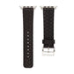 Frerndorf | Für Apple Watch Series 9&8&7 41mm / SE 3&SE 2&6&SE&5&4 40mm / 3&2&1 38mm Geflochtener Strap (Schwarz)