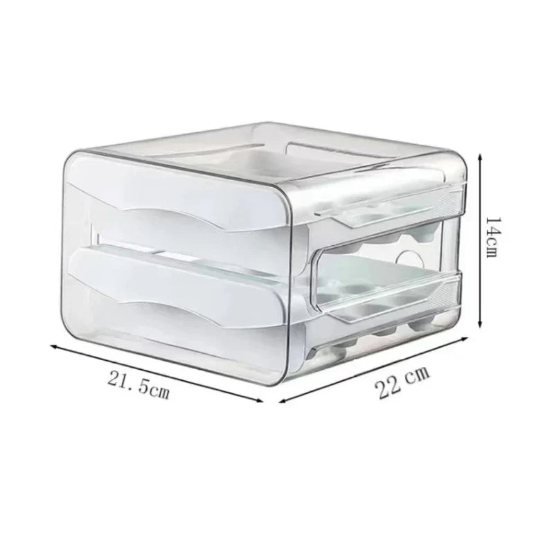 Frendorf | 2-Schichten Schubladenstil Eierlagerbox