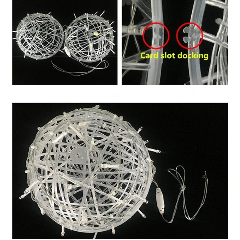 Sphere - Rattan Festbeleuchtung