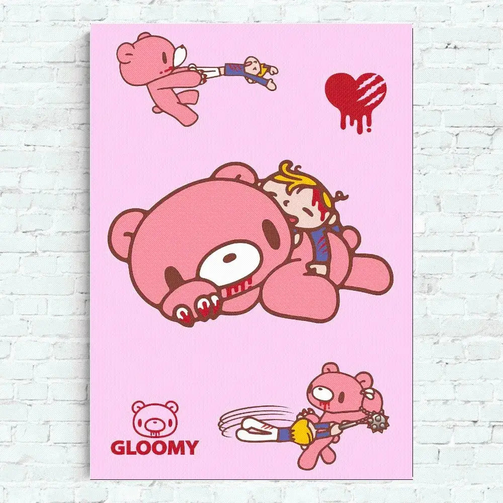 Cartoon G-gloomy Poster Zuhause Büro Wand Schlafzimmer Wohnzimmer Küche Dekoration Malerei