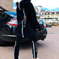 Frendorf | Frauen Sweatshirts 2-teilige Sets Trainingsanzug Übergrößen Herbst Damen Korea Hose Pullover Hosenanzüge Damen