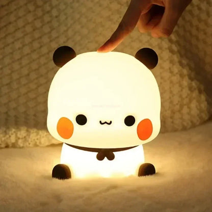 LED Nachtlicht Bär Panda Bubu und Dudu Lampe Niedliche Cartoon Nachtlichter Spielzeug Geschenke Tier Peripherie Schlafzimmer Dekorativ Wohnzimmer