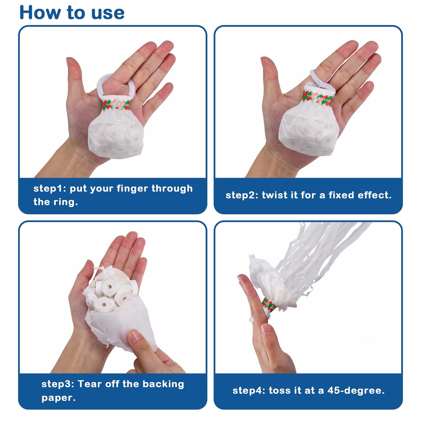 Frendorf | 10er-Pack Keine-Unordnung Streamer