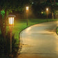 Frendorf |  Solar-Fackel 5er-Set | Flammenoptik LED Gartenleuchten | Solarbetrieben | Dekoratives Licht für Außen