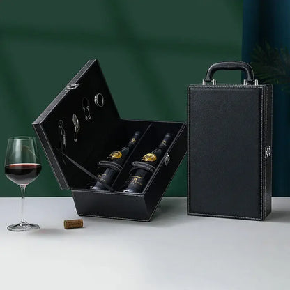 Luxe Weinkoffer - Stilvolle Aufbewahrung für Wein und Zubehör
