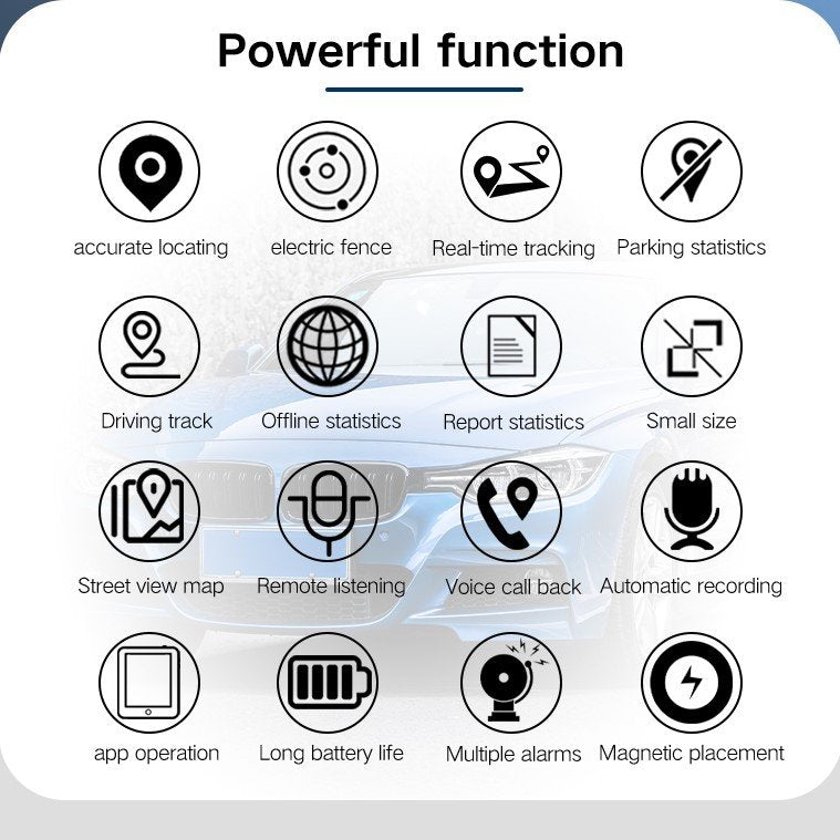Frendorf | GPS Tracker Starke magnetische Auto Fahrzeug Tracking Anti-Verlust