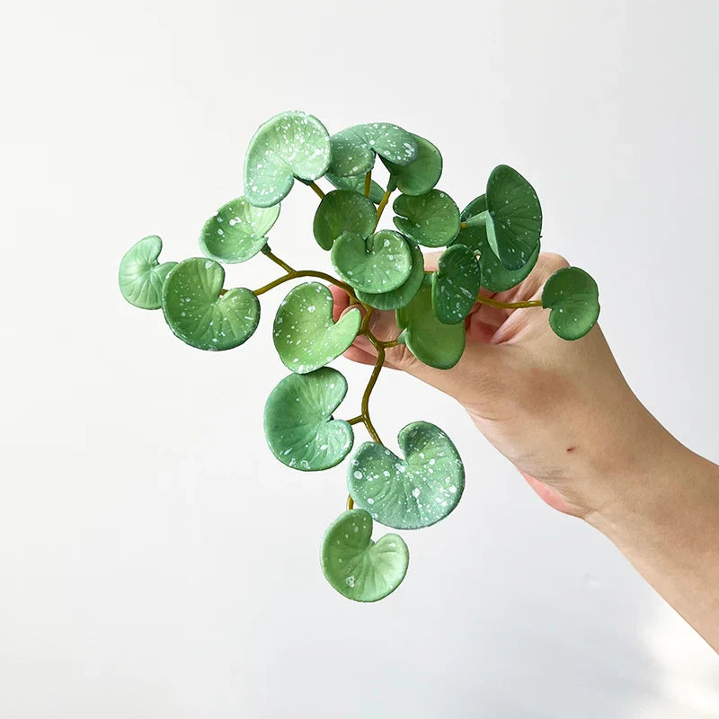 Frendorf | Künstliches Kupfermünzgras – Mini-Kunstpflanzenstrauß für Wohn-, Büro- und Gartendekoration