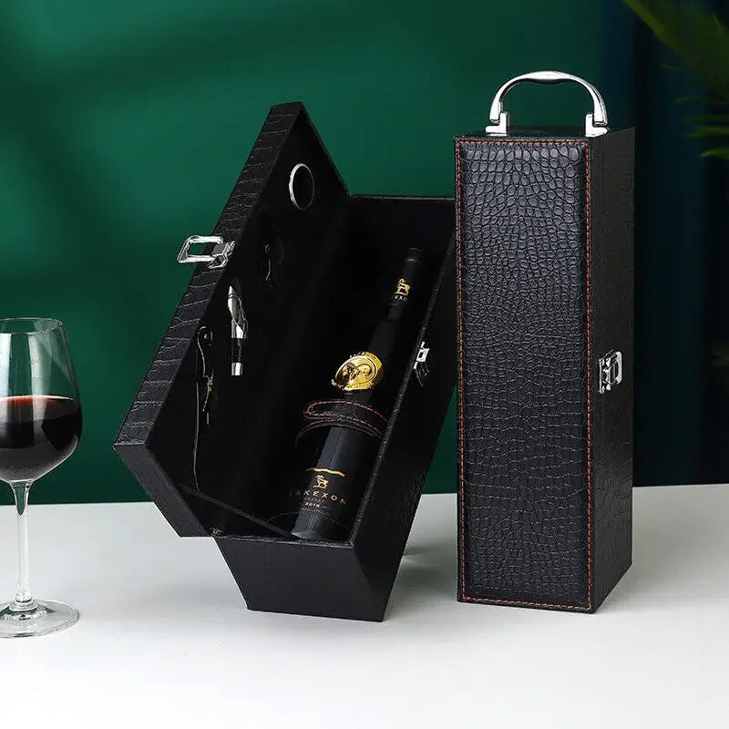 Luxe Weinkoffer - Stilvolle Aufbewahrung für Wein und Zubehör