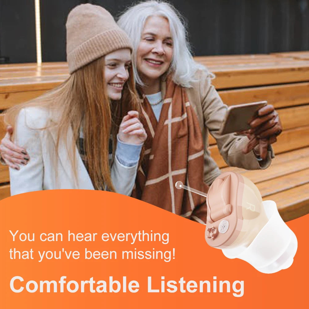 Frendorf | Unsichtbare Wiederaufladbare Hörgeräte mit Klarem Klang