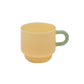 2-colored glass mug