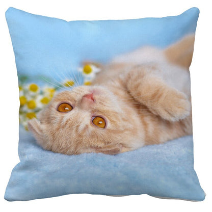 Lieblicher Katzen Sofakissenbezug