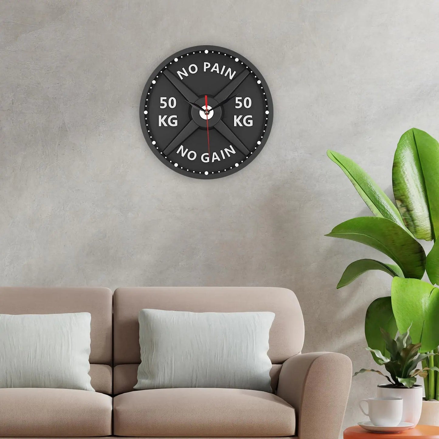 Frendorf | MotionTime Elegante Wanduhr – Perfekt für ein Motivierendes Trainingsumfeld
