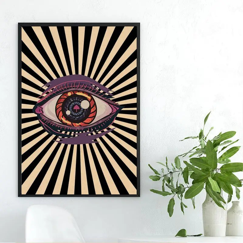 Frendorf | Abstract Eye Quotes Leinwandkunst