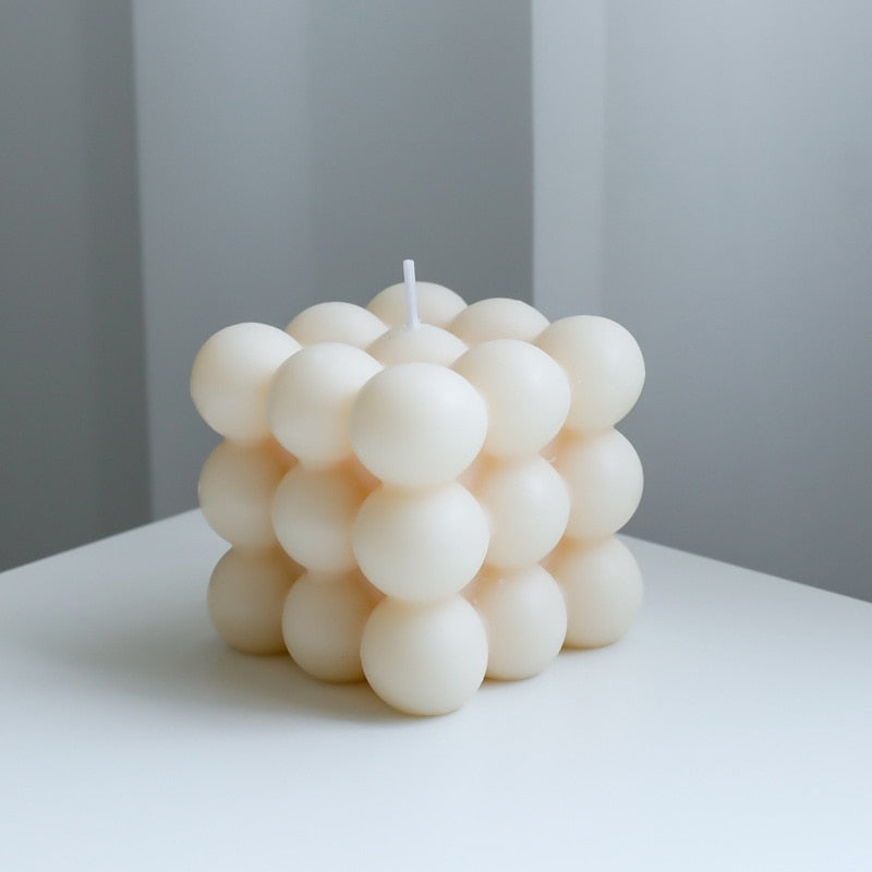 Frendorf | Elegante BubbleGlow Kerze Schaffen Sie eine gemütliche Atmosphäre in Ihrem Zuhause