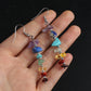 Frendorf | 7 Chakra Naturstein Chips Dangle Ohrringe
