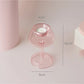 Pink Glass Taper Kerzenhalter