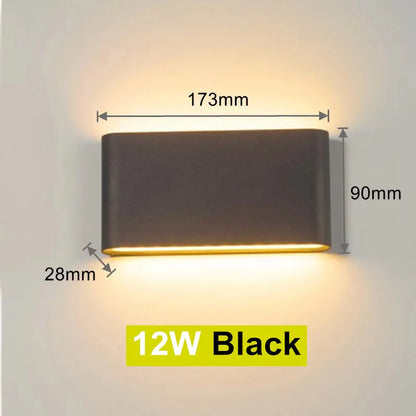 Outdoor Wasserdicht IP65 LED Veranda Lichter – Moderne Dual-Head Wandlampe