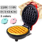Elektrische Mini-Waffelmaschine - 110V & 220V Küchenkochgerät für das Frühstück und Dessert der Kinder, kleine Spiegeleier