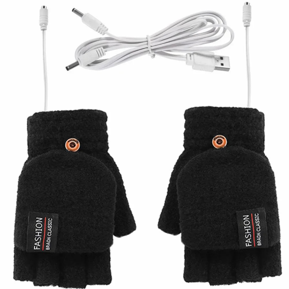 USB wiederaufladbare warme Welle beheizte Handschuhe