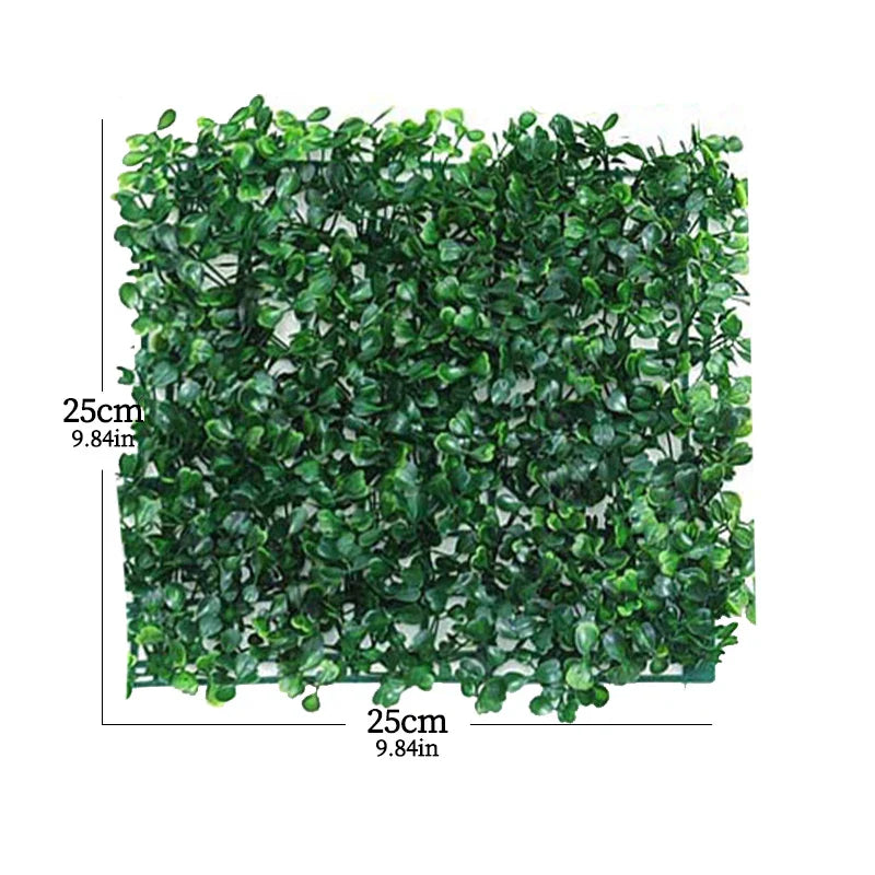 Frendorf | 25x25cm Kunstrasenpaneel – Üppiger grüner Rasen Hintergrund für Hochzeit, Hotel, Garten & Wohnkultur