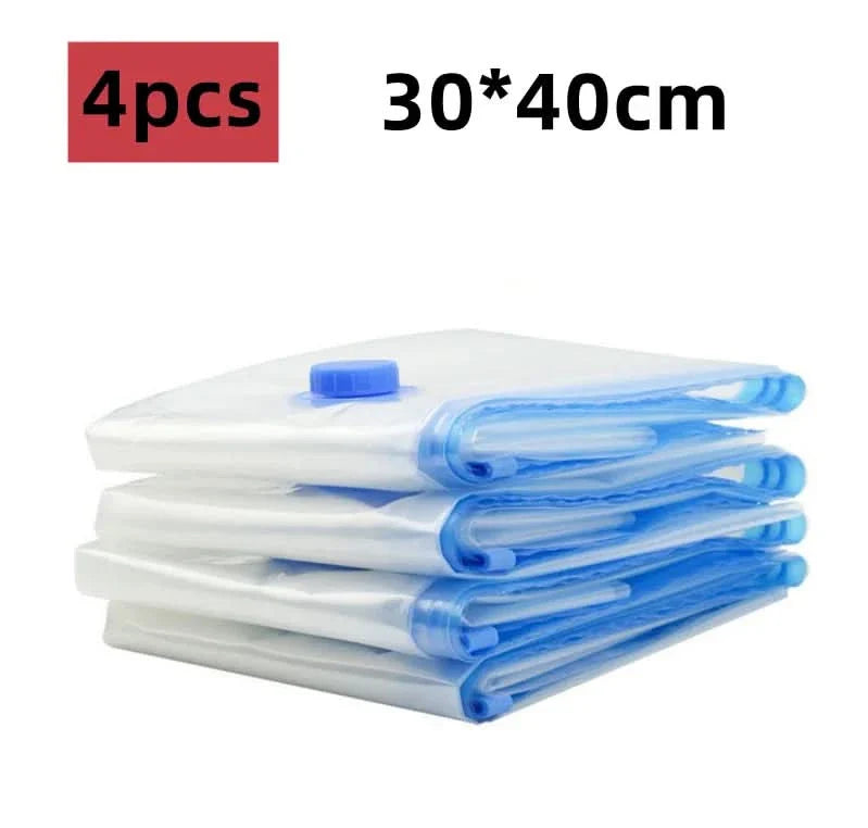 Frendorf | STORAGEPRO VACUUM BAGS – Vakuum-Kompressionstaschen für platzsparende Aufbewahrung von Kleidung & Bettwäsche