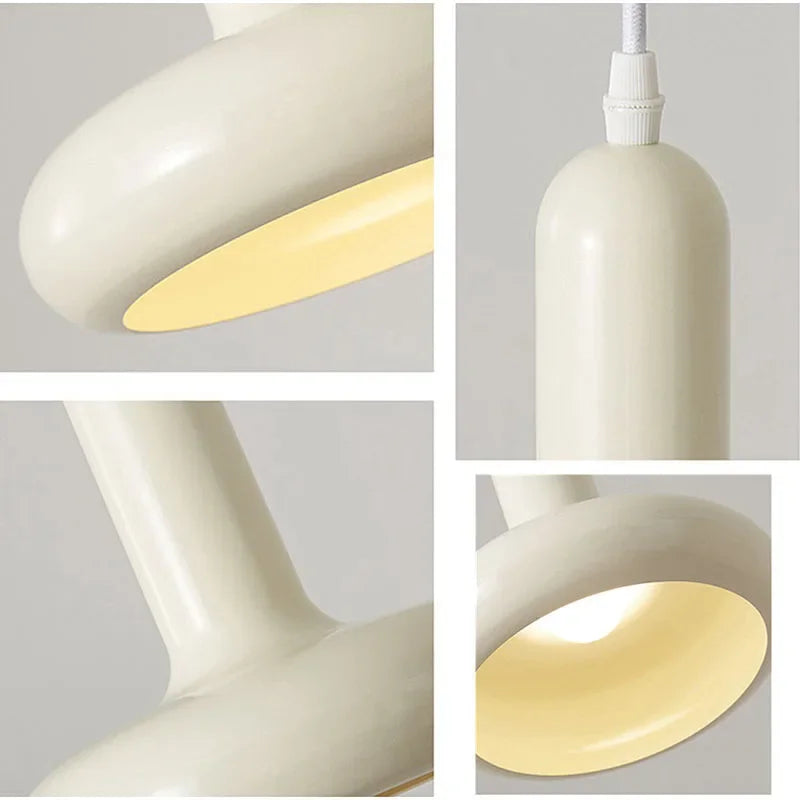 Frendorf | Bauhaus inspirierte Kronleuchter – Retro Nordic Einzelschirm Esszimmer, Bar, Schlafzimmer Pendelleuchte – E27 LED Birne kompatibel