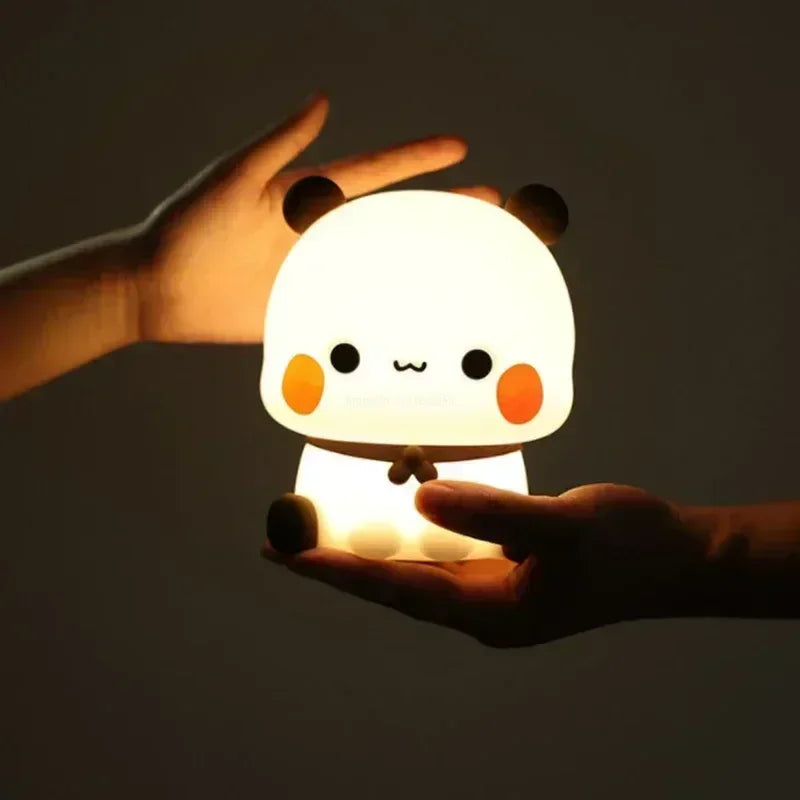 LED Nachtlicht Bär Panda Bubu und Dudu Lampe Niedliche Cartoon Nachtlichter Spielzeug Geschenke Tier Peripherie Schlafzimmer Dekorativ Wohnzimmer