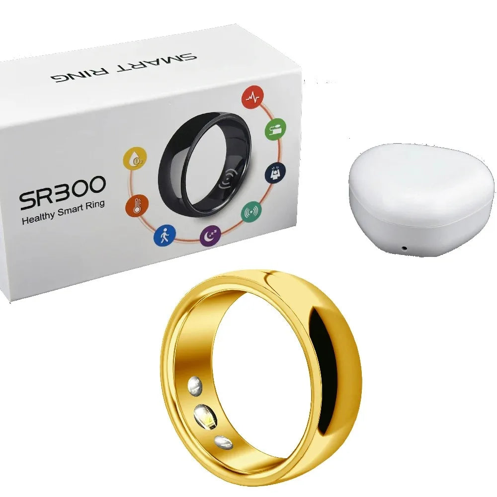 Frendorf | VitalRing Intelligenter Gesundheits- und Fitnessring | Schlafüberwachung | Herzfrequenz | Stilvolles Design